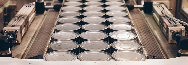 Packaging Line of Cans